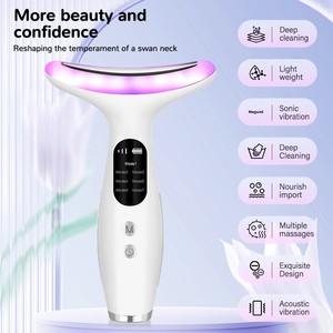 Multifunktion ales Hals-Schönheits instrument Halswirbel säulen massage gerät Vibration Heiß kompresse für Nacken-Gesichtshals-Hebe massage gerät - Product Image 4