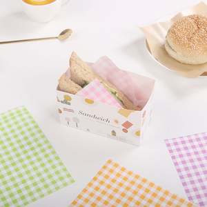 Papel para Envolver Alimentos, Papel Encerado Antigrasa con Logotipo Personalizado Impreso, Papel para Sándwiches y Hamburguesas de Grado Alimenticio, Venta Caliente de Fábrica - Product Image 6