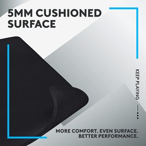 <span class=keywords><strong>Logitech</strong></span> G740 Grand tapis de souris de jeu épais 460x400x5mm optimisé pour les capteurs de jeu Friction de surface modérée - Product Image 2