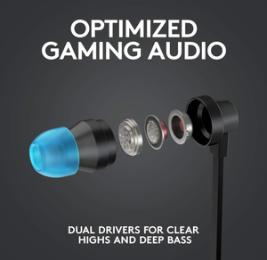 Auricolari da Gaming Cablati Type-C Logitech G333, Chipset Realtek Integrato, Driver <span class=keywords><strong>Audio</strong></span> Duali, Impermeabili IPX-3, Microfono Integrato per PC - Product Image 1