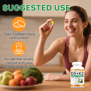 Viên nang mềm bổ sung Vitamin <span class=keywords><strong>D3</strong></span> <span class=keywords><strong>K2</strong></span> nhãn hiệu riêng bán sỉ, tăng cường miễn dịch, bổ sung Vitamin <span class=keywords><strong>D3</strong></span> <span class=keywords><strong>K2</strong></span> cao cấp với dầu dừa - Product Image 5