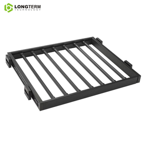 Séchoir à linge rétractable gris anthracite moderne de 600 mm, <span class=keywords><strong>porte</strong></span>-serviettes coulissant en aluminium massif épaissi avec <span class=keywords><strong>rail</strong></span> de glissement à fermeture douce - Product Image 4