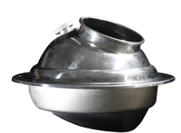 Diffuseur de buse à jet sphérique moderne en acier inoxydable pour la ventilation et la climatisation HVAC, pour usage hôtelier