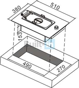 <span class=keywords><strong>Friteuse</strong></span> électrique en verre noir, haute qualité, avec filet de cuisson - Product Image 2
