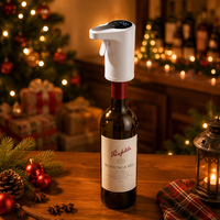 Distributeur de vin électrique intelligent pour cadeau de Noël, verseur automatique numérique de liqueur, aérateur de whisky USB pour les fêtes et le bar à domicile