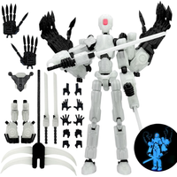 Fabrication de figurines d'action en plastique T13, jouets de collection, vente en gros, impression 3D, robots premium pour garçons