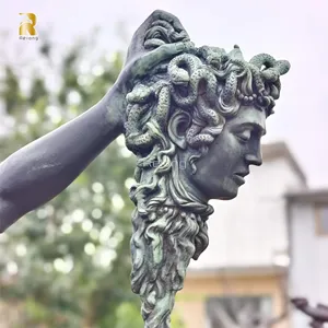 Cuộc sống-kích thước thiết kế hiện đại <span class=keywords><strong>Bronze</strong></span> Perseus và Medusa 3D Điêu khắc để bán - Product Image 5