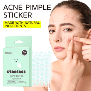 Nouveauté Patch anti-acné Star Face Aide à absorber l'excès de sébum et à réduire l'apparence de l'acné Patch anti-acné OEM MOOYAM - Product Image 6