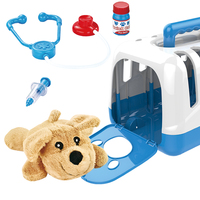 Ensemble de jeu d'imitation pour enfants : Maison de chat et kit de docteur pour animaux de compagnie (vente en gros)