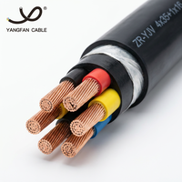 Cable de Alimentación Flexible Resistente al Fuego Cu/XLPE/PVC de 4 Núcleos, 0.6/1kV, Cable Eléctrico de Cobre con Aislamiento XLPE Ignífugo