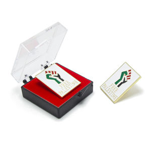 Palestijnse Vlag Souvenir Geschenken Palestijnse Hart Pin Broche Kokarde Reversspeld Badge Hard Email Vlag Badge Gratis Palestijnse Pinnen - Product Image 1