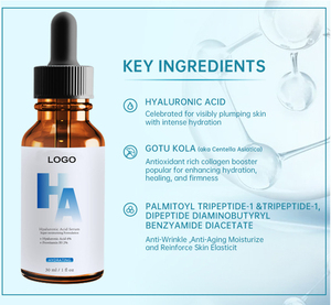 Custom Vita C retinolo Eye Face siero acido ialuronico che aumenta il rafforzamento della Niacinamide ridurre le rughe linee sottili - Product Image 5