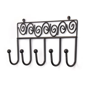 الأسود المعادن الحائط معطف الرف جدار معدني مفتاح حامل الحديثة شماعة مغطاة بالمعدن جدار السنانير - Product Image 5