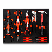 Juego de Herramientas Manuales Profesionales CRV de 258 Piezas |   Llave hexagonal y mangos incluidos |   Kit de Herramientas de Reparación de Automóviles en Estuche de EVA para Taller Mecánico OEM