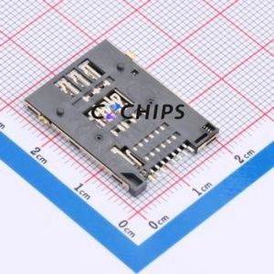 MT102011312 SIM Card Connector SMD Connector ( Card Connection Type: Self-Return Type )( Body Max Height: 1.8mm ) - Product Image 2