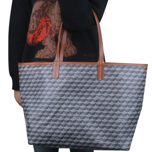 Bolso Tote de Mujer Multifuncional de Gran Capacidad con Estampado Floral Minimalista, Bolso de Hombro Casual Ligero - Product Image 1