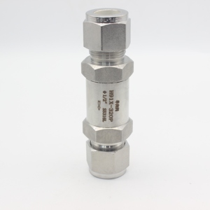 Accesorio de tubo tipo SS Swagelok, Tubo de unión de férula doble, accesorios de tubo CPI, instrumento de gas líquido, válvula de retención SS316L - Product Image 2