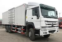 Camion de transport de marchandises Howo d'occasion, 10 roues, 371 CV, châssis fourgon, à vendre