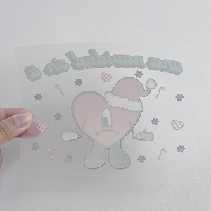 Impresión de impresión de pantalla DTF, impresión personalizada de película transparente, pegatinas de planchado, diseños de transferencia de prensa de calor para camisetas - Product Image 3