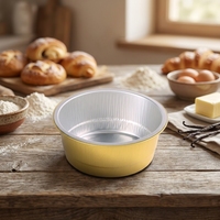 Conteneur en aluminium pour la restauration, barquette jetable en aluminium en vrac, plateau pour buffet d'hôtel, banquet, boîte à lunch en plastique PP de qualité alimentaire, résistante au four