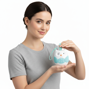 Machine à bruit blanc pour enfants, motif hibou de dessin animé, avec sons musicaux, design de bureau - Product Image 1