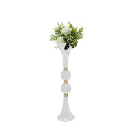 Acrylique Transparent Vase Table Fleur Stand Centres De Table De Mariage Fleur Titulaire Props Partie Événement Table Décoration
