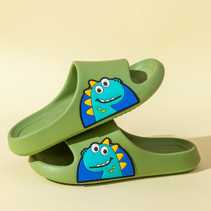Las sandalias planas de la serie "Cool" son suaves y duraderas, presentan un diseño transpirable de un pequeño dinosaurio, son antideslizantes y cómodas. - Product Image 2
