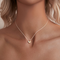 Colliers ras du cou polyvalents en argent sterling S925, pendentifs en forme de cœur à la mode et personnalisés, vente en gros