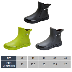 Non Slip <strong>Ankle</strong> Kitchen Shoes Wear Resistant Rubber <strong>Boots</strong> Waterproof Hunting Fishing Farming Washing <strong>Boots</strong> PVC Mid-calf <strong>Boots</strong> - Product Image 5