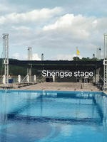 Sistema de Elevación de Truss de Aluminio de 400*400MM de Alta Capacidad de Carga para Decoración de Bodas al Aire Libre, Exhibiciones, Cenas y Banquetes