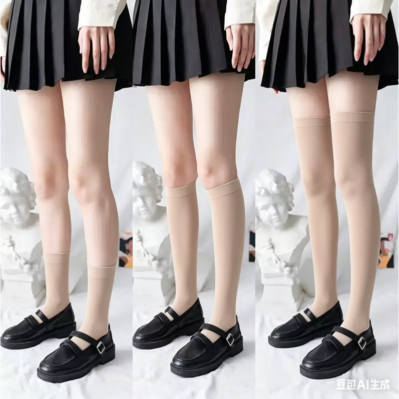 ส่วนต่อขยายความยาวระดับเข่า [สีผิว]