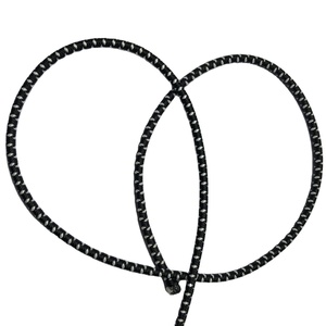 Couleur personnalisée Caoutchouc polyester haute ténacité de haute qualité 3mm à 5mm Tuyaux tricotés Cordons de serrage tressés Cordon élastique rond - Product Image 1