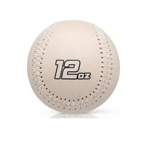 OEM Custom Logo PVC Leather 9 Inch Various Weight Official Hurling Balls Pitching Practice Training Weighted Baseball Balls
