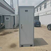 Toilettes portables modernes en conteneur, couleur personnalisée, pour usage en parc, toilettes portables standard en panneaux sandwich