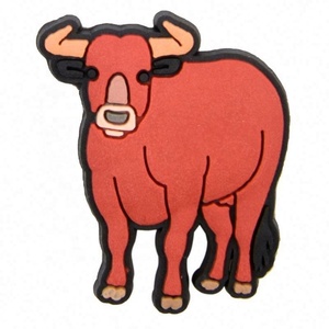 Stock empilé animaux de la ferme <span class=keywords><strong>sabots</strong></span> breloques spectacle de bétail agneau et <span class=keywords><strong>mouton</strong></span> breloque en caoutchouc pour chaussures - Product Image 2