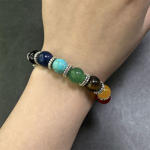 <b>Gold</b> Plated Colorful Glass <b>Beaded</b> Trendy Professional Social Media Viral Style Unisex <b>Bracelet</b> Ready to Ship (RTS) - Product Image 4