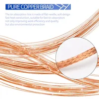 Tresse à dessouder MECHANIC R300 pour téléphone portable, ordinateur, carte PCB, fil de dessoudage, outil de réparation BGA