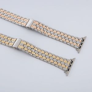 Hombre estilo árabe nueva escala de pescado de lujo 44Mm 45Mm pulsera de oro brazalete Metal correa de acero correa de reloj para <span class=keywords><strong>Apple</strong></span> Iwatch Serie 7 8 9 - Product Image 3