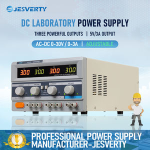 Fuente de alimentación de escritorio regulada por CC de 3 vías QJ3003Elll 0-30V 0-3A ajustable, pantalla de 195W, protección de limitación de corriente - Product Image 2