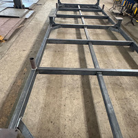 Kit de supports en aluminium et acier sur mesure, découpe laser de tôles OEM, pliage, soudage, revêtement en poudre, galvanisation, structure extérieure