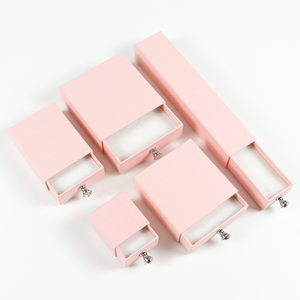 Couronne gagner souvenir rose emballage tiroir boîte cartons de livraison petite expédition dragées mariage fleur bijoux anneau boîtes en papier - Product Image 3