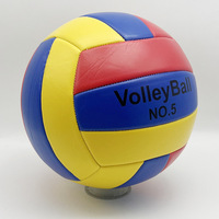 Ballon de volley-ball de plage taille 5 avec logo personnalisé, en cuir PU souple, pour matchs en extérieur sur sable, vente en gros