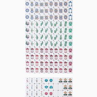 Table de jeu de Mahjong américain 2026, vert olive, en acrylique à quatre couches, style euro-américain, portable pour le voyage