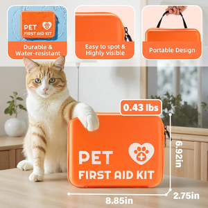 Kit de Rescate para Perros y Gatos, Kit de Protección para Mascotas, Kit de Primeros Auxilios para Heridas, Suministros para Mascotas Portátiles e Impermeables - Product Image 1