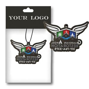 Désodorisant de voiture en papier OEM populaire, économique, personnalisable avec logo de dessin animé et parfum au choix - Product Image 2