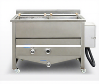 Nouvelle friteuse industrielle multifonctionnelle en acier inoxydable 304 pour frites et chips de bananes, capacité 50 kg/h