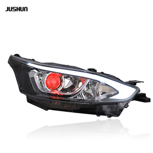 Jushun Toyota Yaris L ชุดประกอบไฟหน้า LED 6000K ชุดอัพเกรด DRL ตามลำดับ - Product Image 3