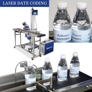 Industrial Flying 30W 60W CO2 Laser Marking <strong>Machine</strong> 9.3&mu;m CO2 Laser Engraver Printers Date <strong>Coding</strong> on PET Bottles - Product Image 2