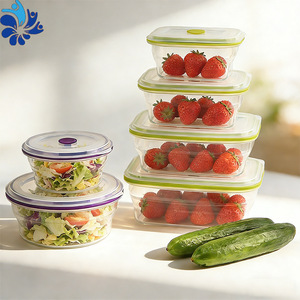 Rectangular Folding Silicone <b>Lunch</b> <b>Box</b> 400ml 600ml 900ml 1200ml Microwave Safe Transparent With <b>Plastic</b> Lid - Product Image 2