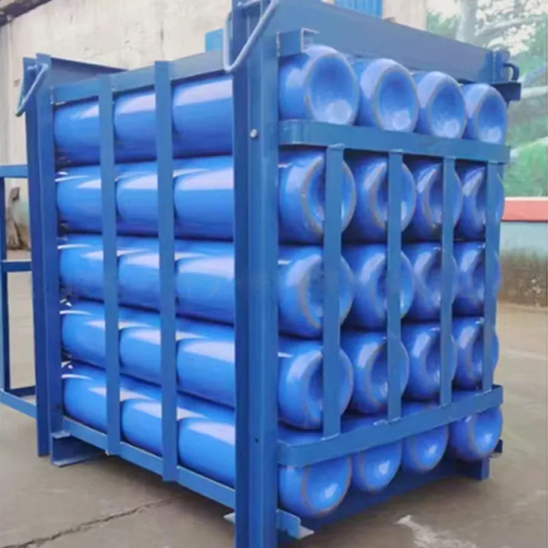 Manufacturers calor forklift compressed lpg Oxygen gas bottle cylinder lifting storage cage for sale